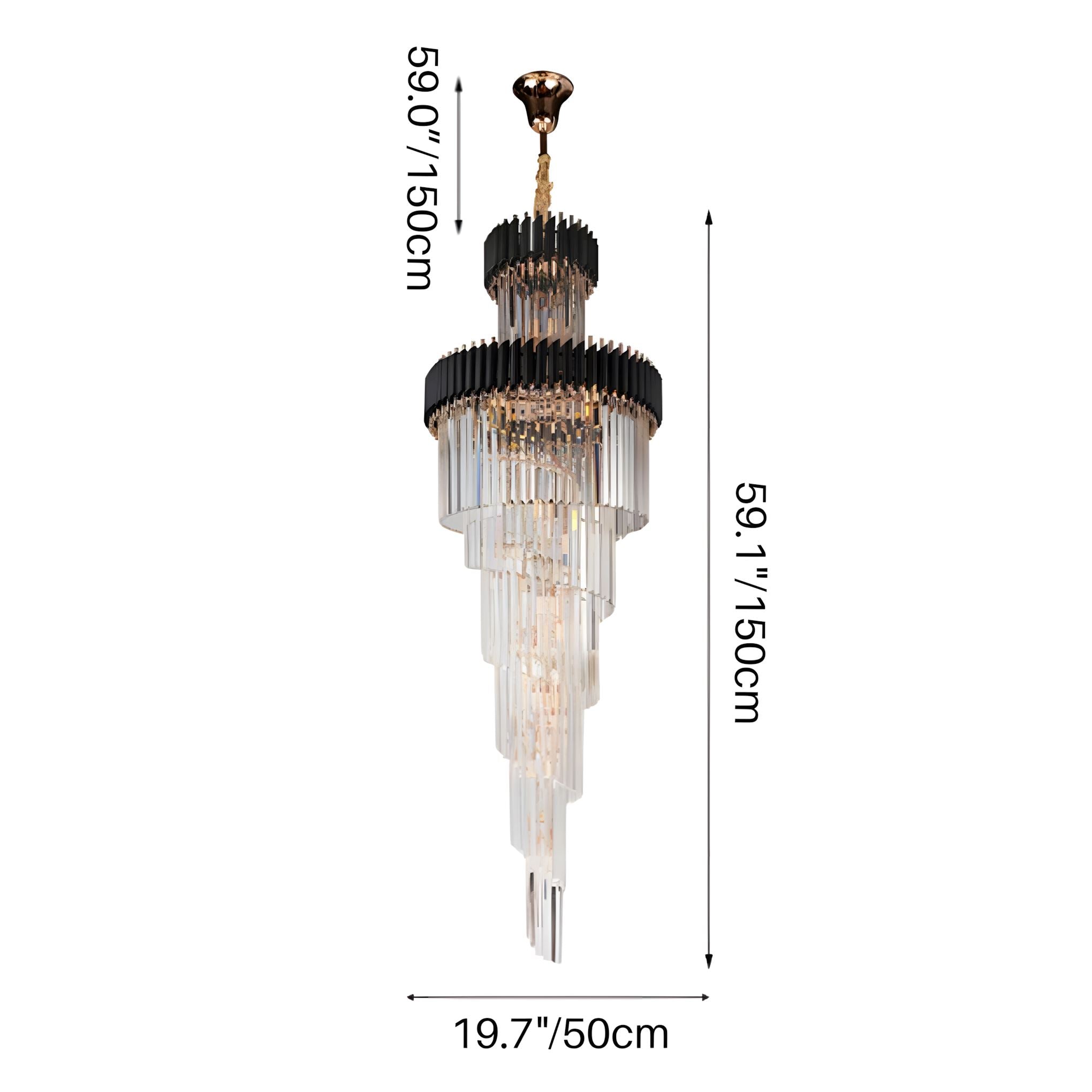 LIKANA - ZENDUCE - 19.7" x 59.1" / Warm White