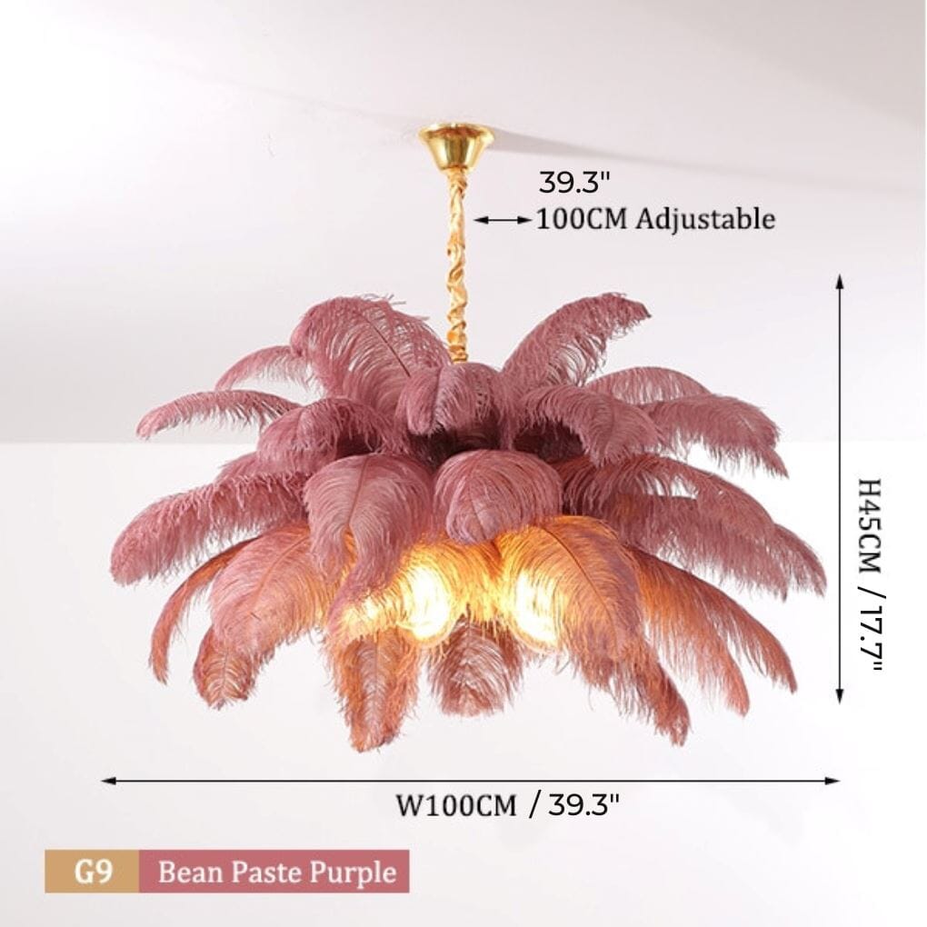 PALMERA (PENDANT) - ZENDUCE - Bean Purple