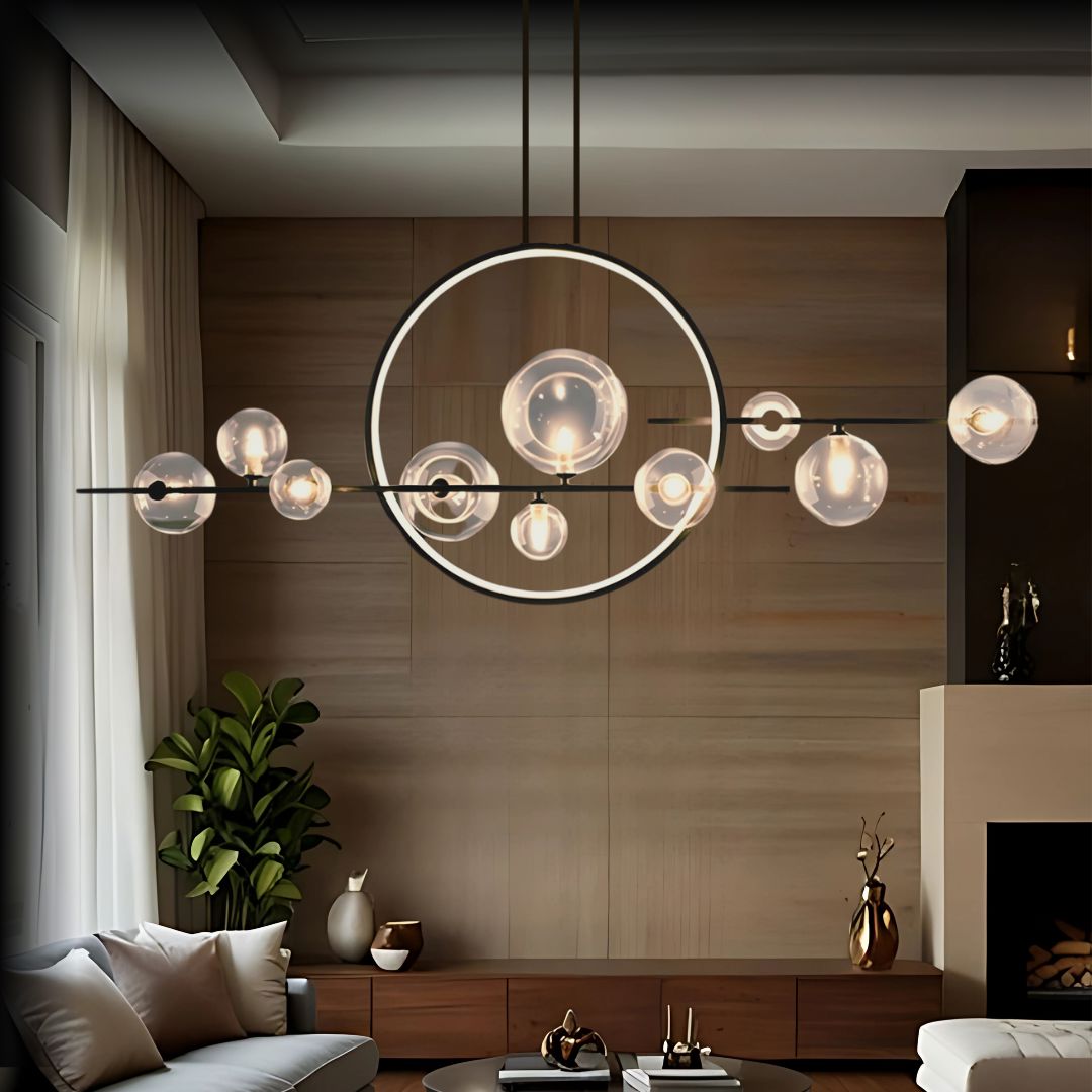 Archipelago Nordic Modern Hanging Glass Ball Chandelier | ZENDUCE