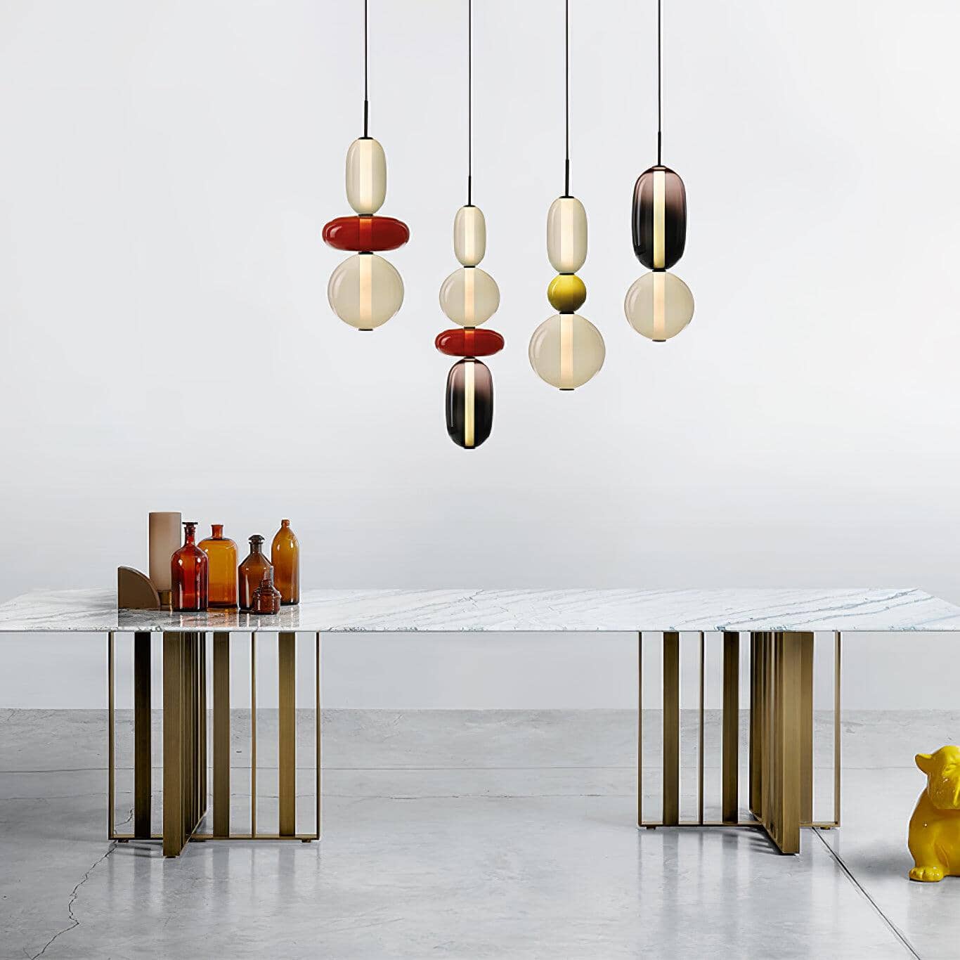 TOTEM - ZENDUCE - Model A ∅ ∅ 6.3″ x H 19.7″ / Dia 16cm x H 50cm / Warm Light