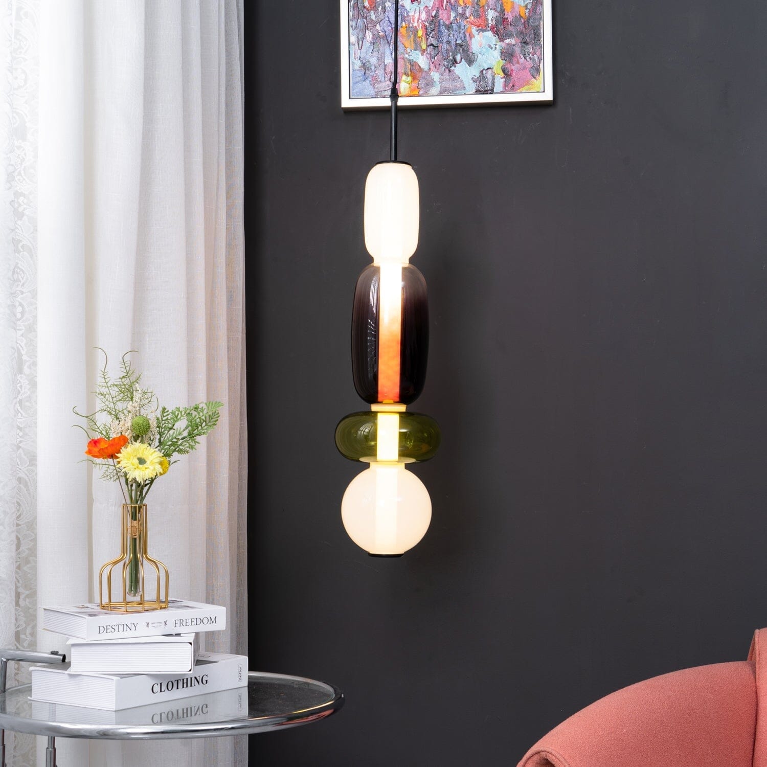 TOTEM - ZENDUCE - Model A ∅ ∅ 6.3″ x H 19.7″ / Dia 16cm x H 50cm / Warm Light