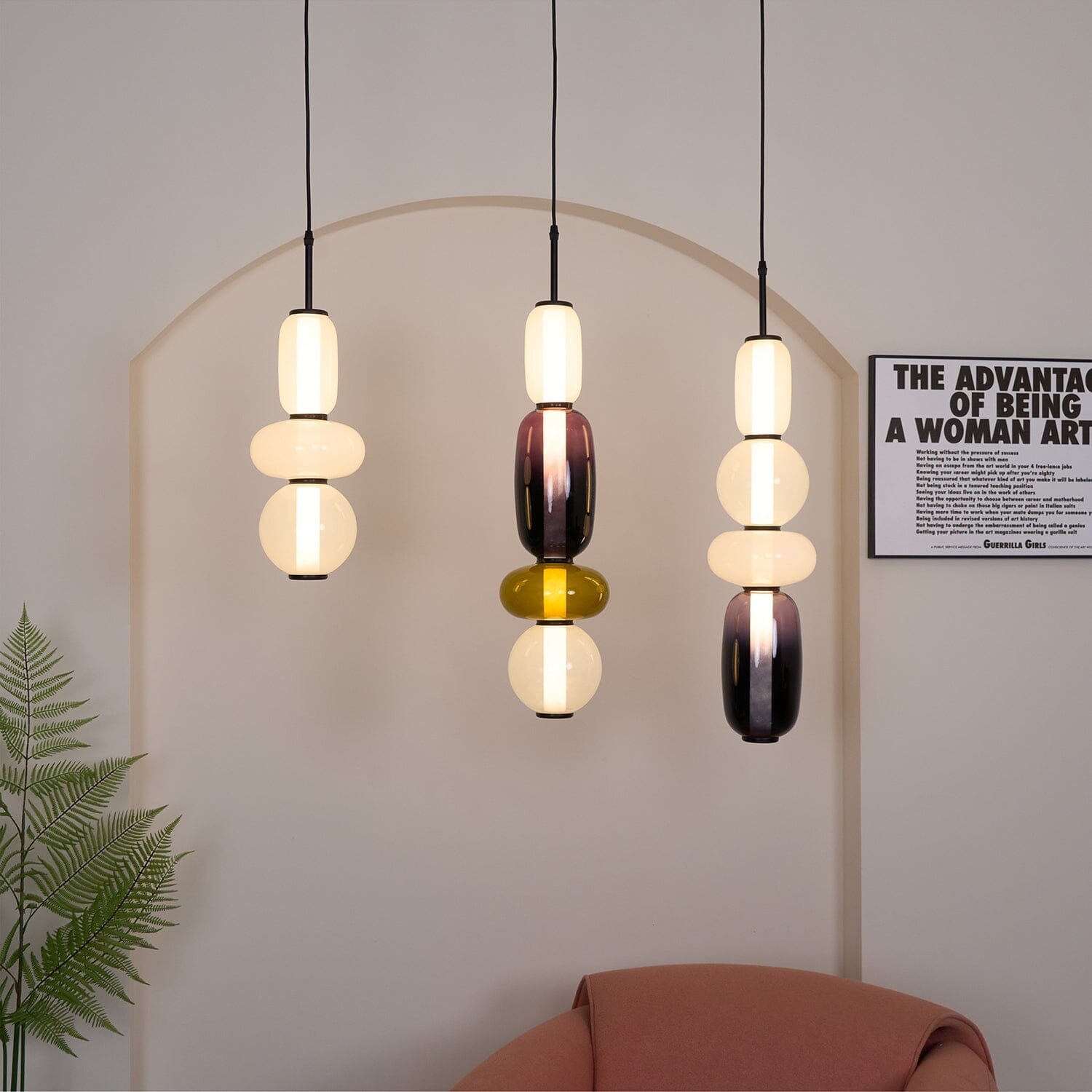 TOTEM - ZENDUCE - Model A ∅ ∅ 6.3″ x H 19.7″ / Dia 16cm x H 50cm / Warm Light