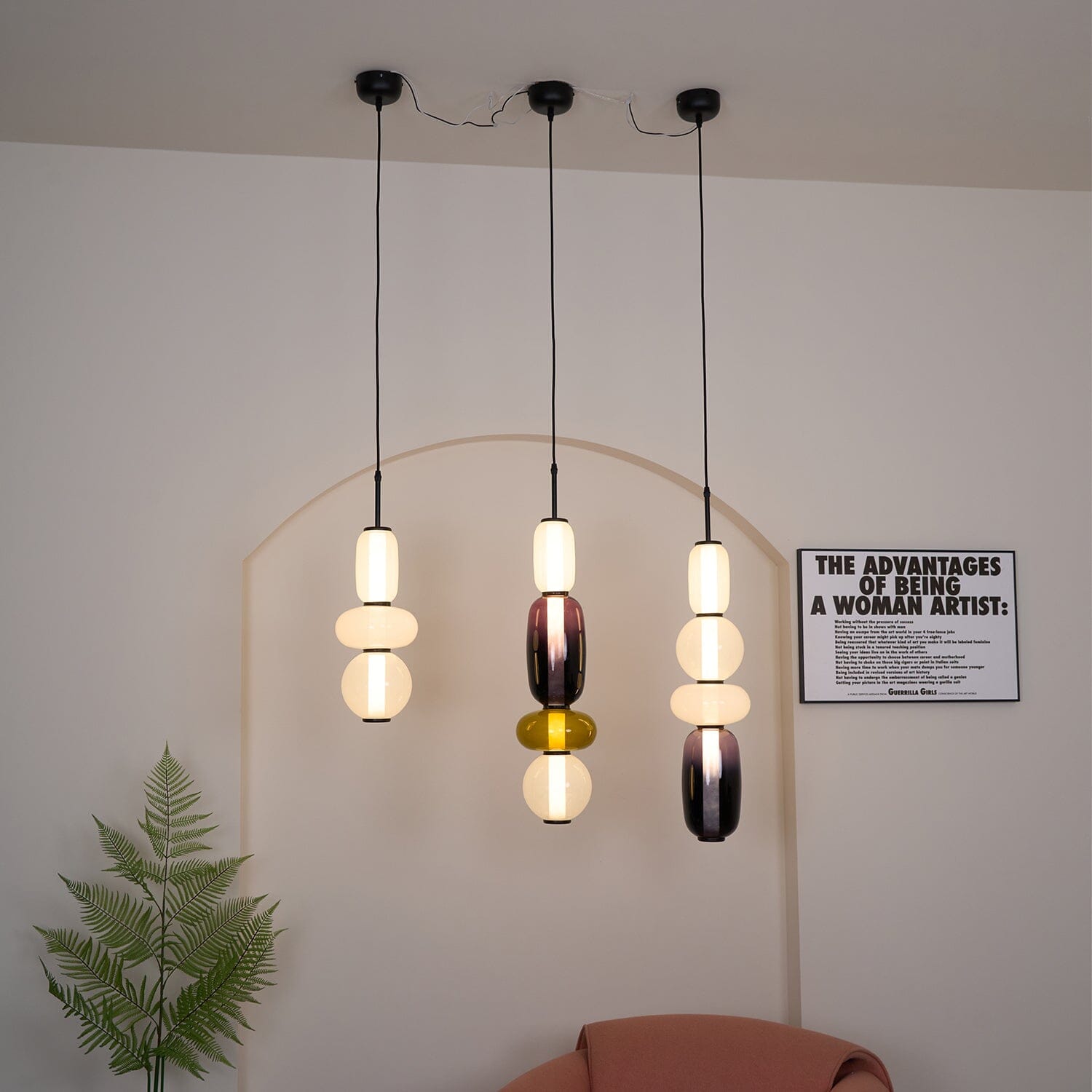 TOTEM - ZENDUCE - Model A ∅ ∅ 6.3″ x H 19.7″ / Dia 16cm x H 50cm / Warm Light