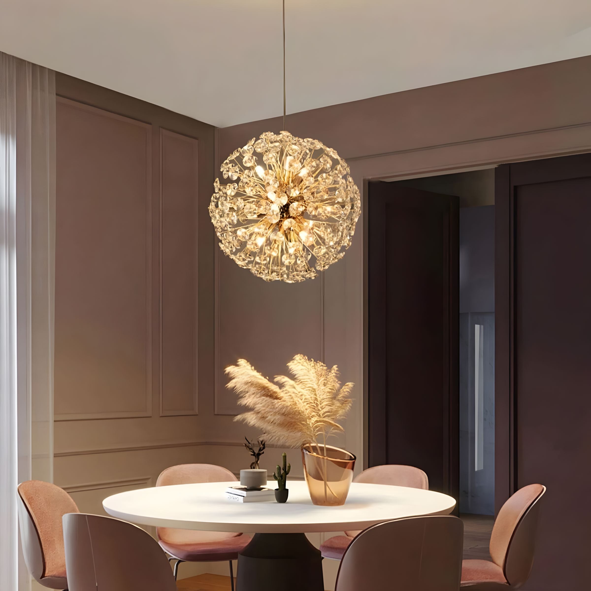 DAYA-Ring Style Crystal Chandelier-ZENDUCE
