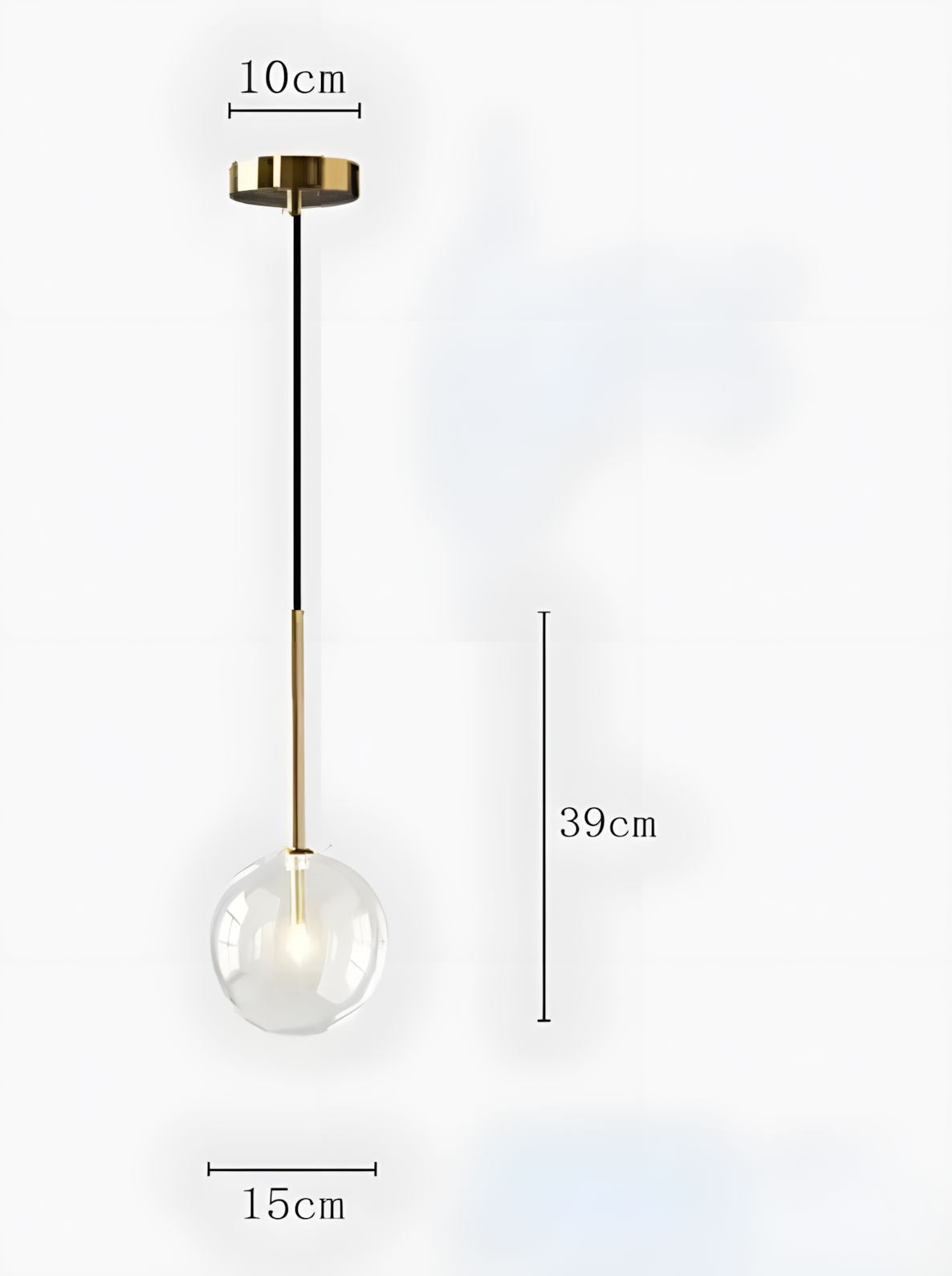 HIRA-Minimalist Globe Pendant Light-ZENDUCE