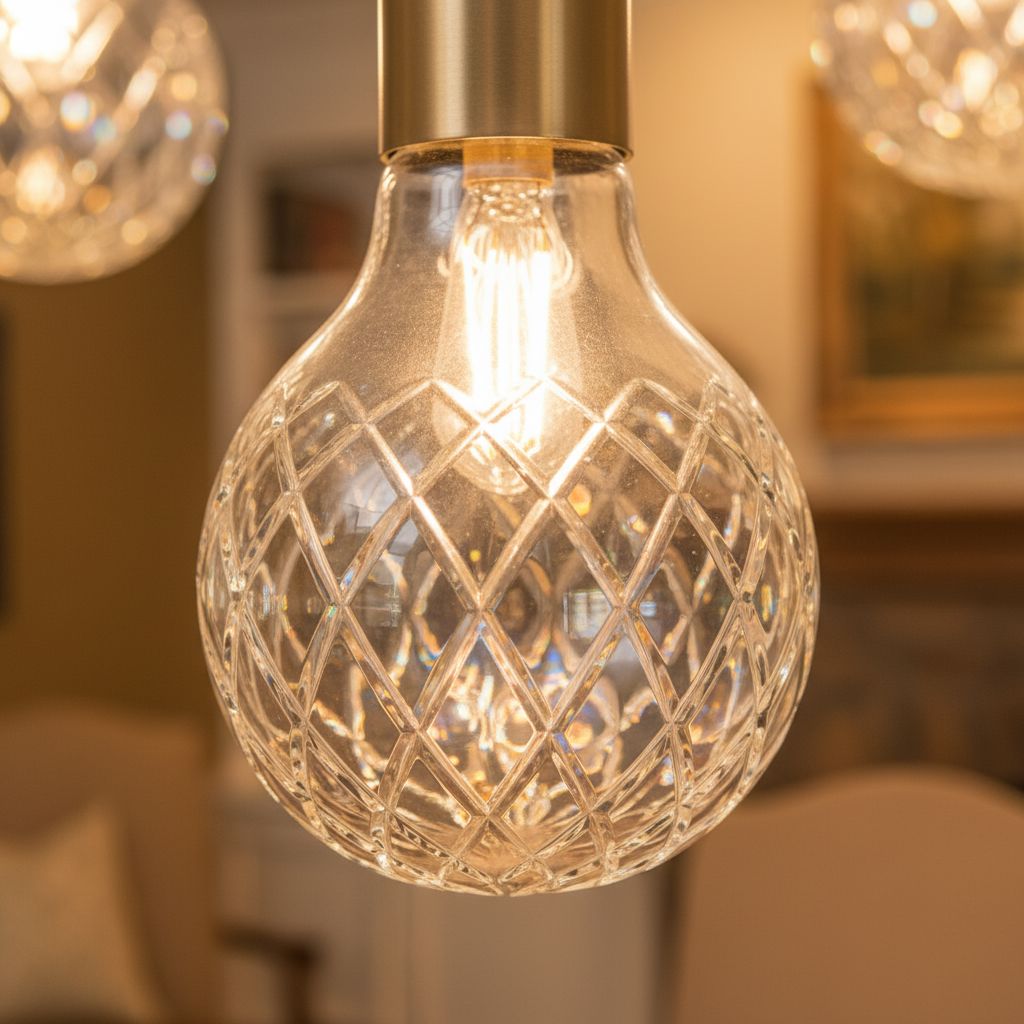 JUNO-Modern Faceted Crystal Globe LED Pendant Light-ZENDUCE