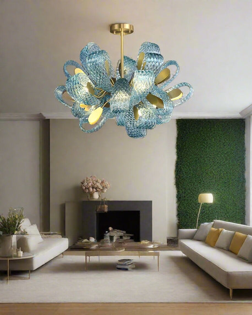 PAVO (Living Room) - ZENDUCE - Flush Mount Round - 3 lights / Warm White (3000k)