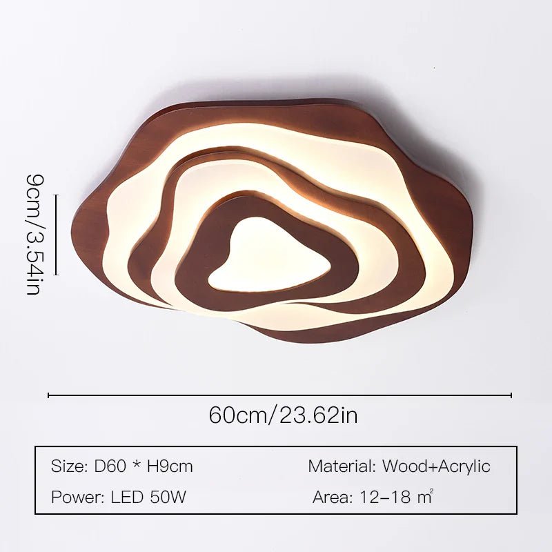 MAPLE - ZENDUCE - Brown-60cm / white light