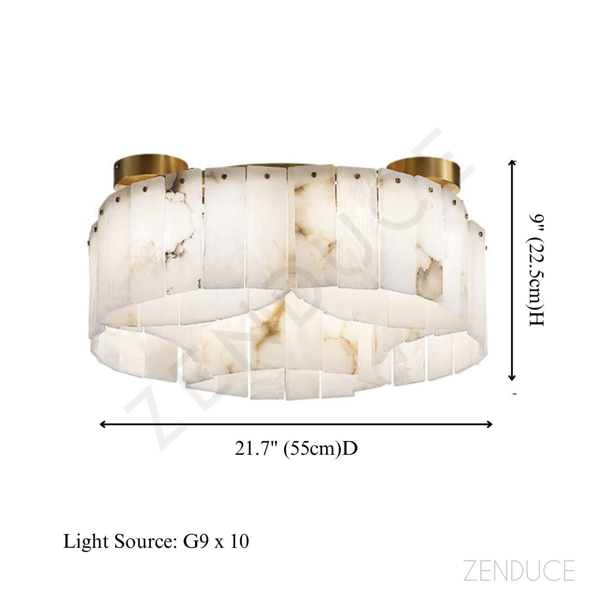 SOLIS - ZENDUCE - 21.7" (55cm) / Flush Mount