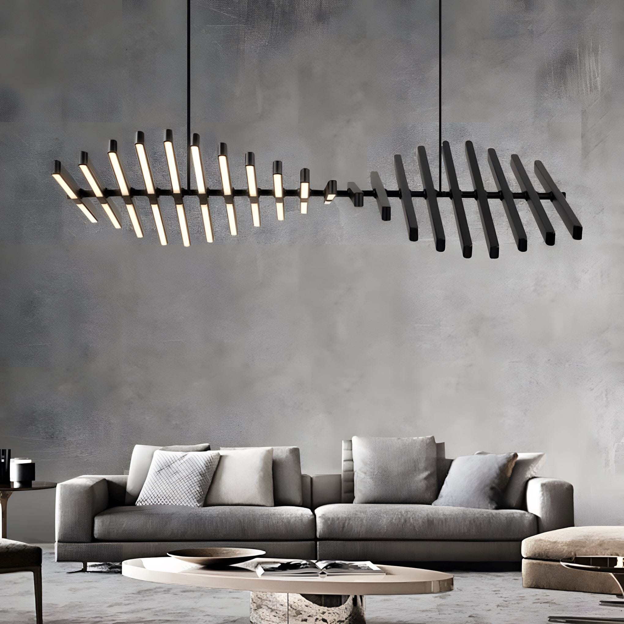 SONATA (OPEN BOX)-Nordic Modern LED Chandelier - Zenduce-ZENDUCE