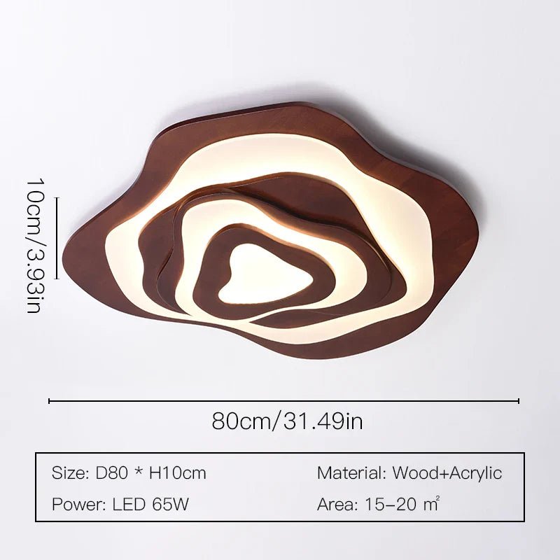 MAPLE - ZENDUCE - Brown-60cm / white light