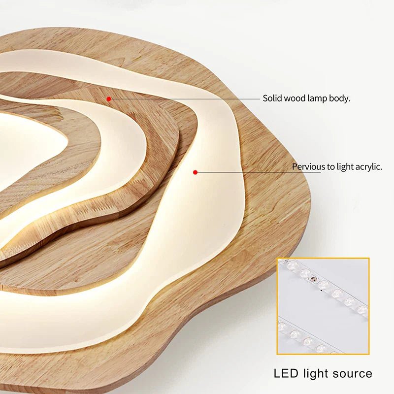 MAPLE - ZENDUCE - Brown-60cm / white light