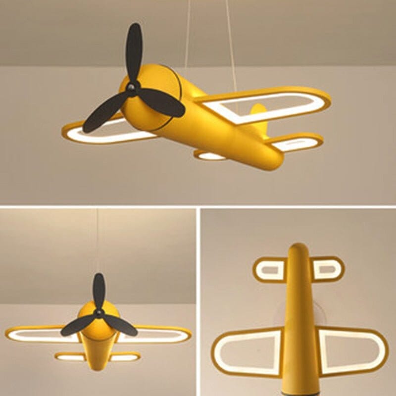 Aeroplane Helicopter Ceiling Light - Aviation-Inspired Decor - ZENDUCE - Blue Small 32W / Warm white no remote