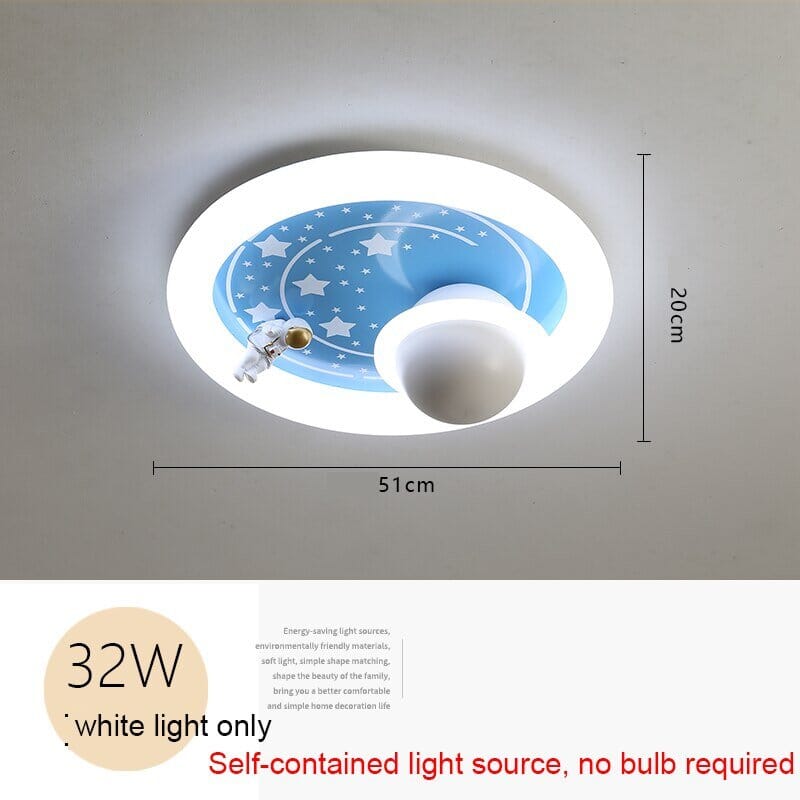 Astronaut Ceiling Light: Illuminate Your Space - ZENDUCE - White light