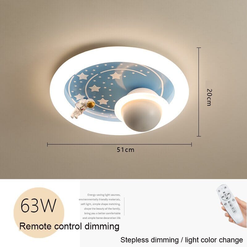 Astronaut Ceiling Light: Illuminate Your Space - ZENDUCE - White light