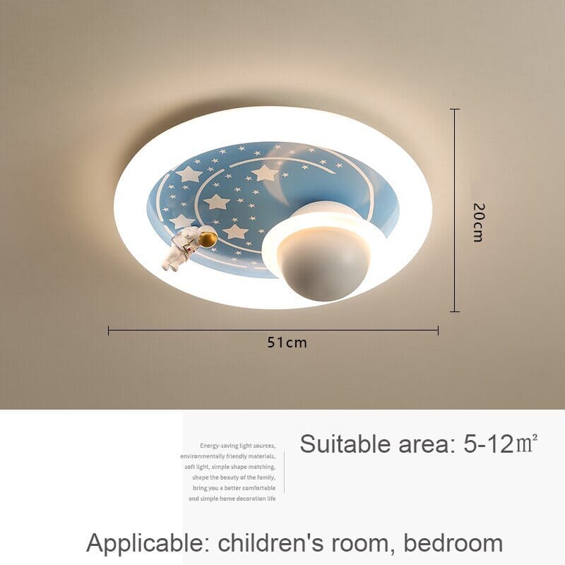Astronaut Ceiling Light: Illuminate Your Space - ZENDUCE - White light