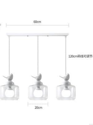 Birds Chandelier – Illuminate with Elegance - ZENDUCE - 1 Head