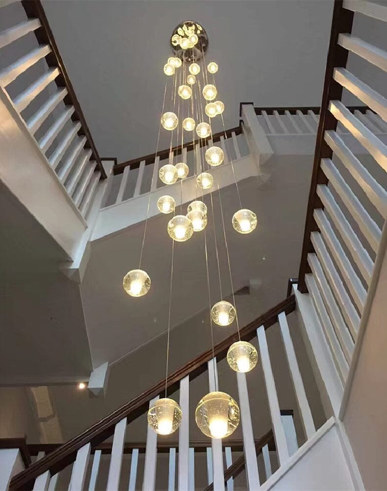 FELICITY - ZENDUCE - 5 Spheres | Round Canopy / Warm White 3000k / Clear