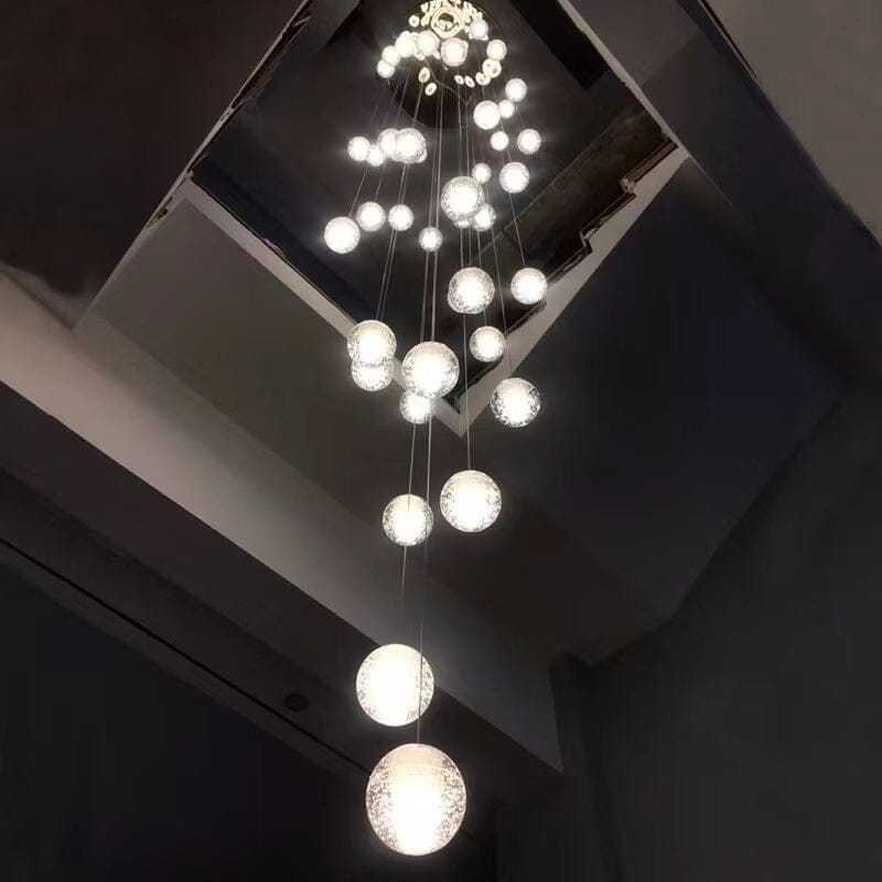 FELICITY - ZENDUCE - 5 Spheres | Round Canopy / Warm White 3000k / Clear