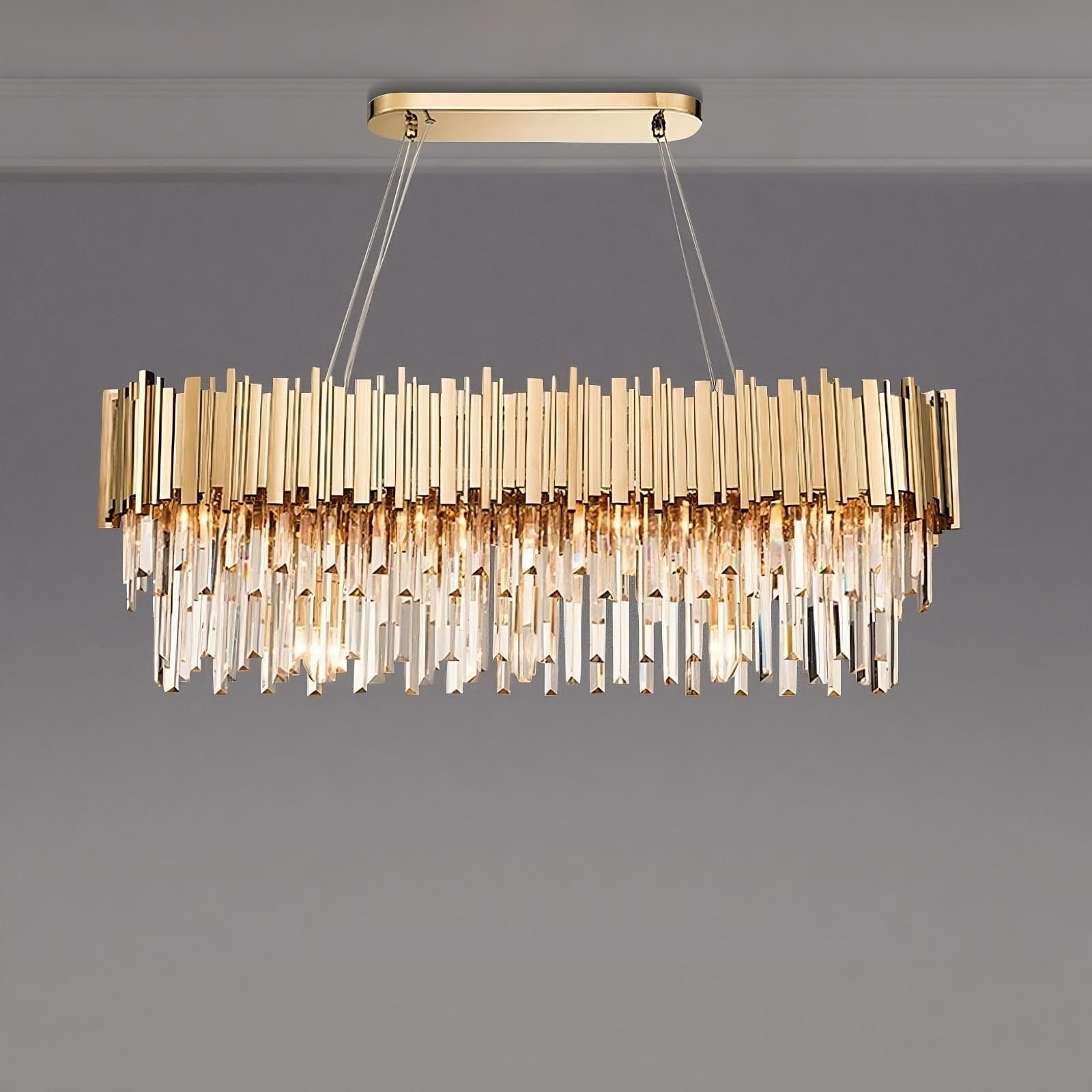 【美品通電確認済み】ZEKOO glass chandelier シャンデリエ Shell Glass chandelier