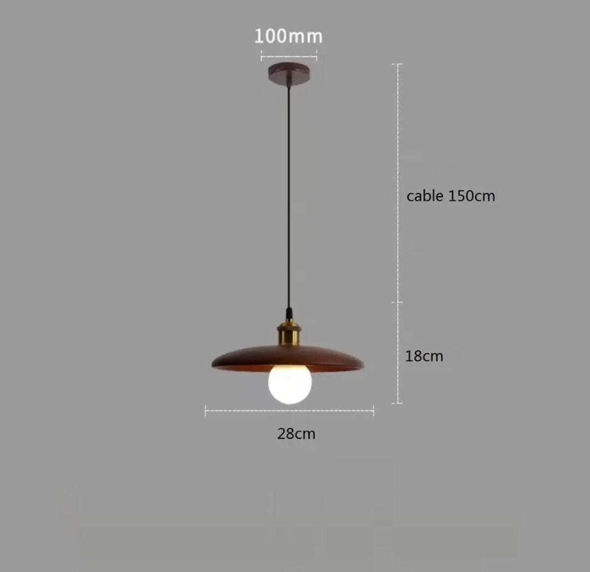 ARTHUR - ZENDUCE - Dark walnut wood / Cold White