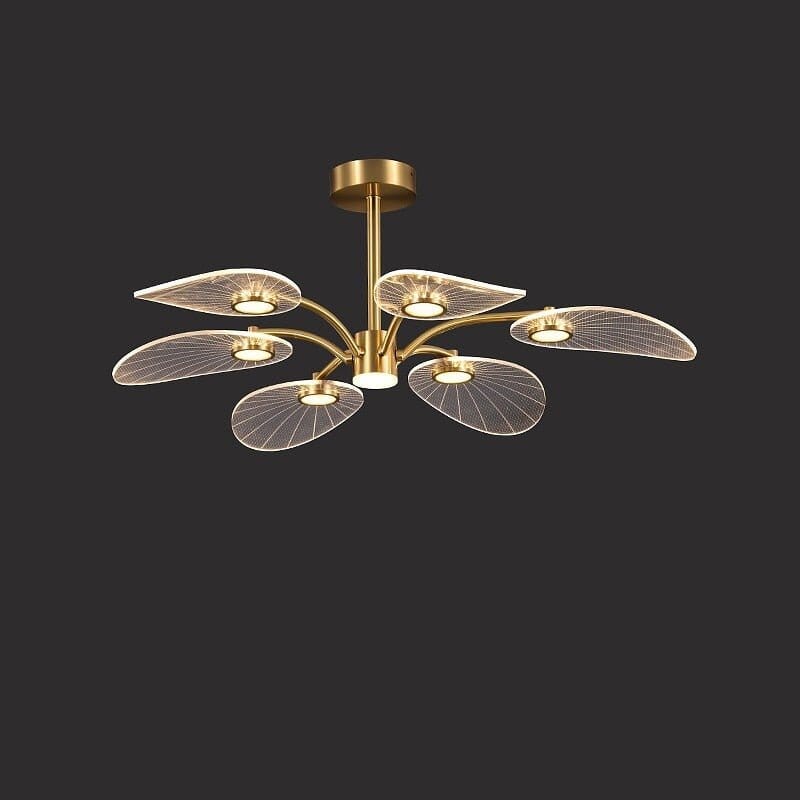 ORVIAN - ZENDUCE - 6 Heads - 33.5"D x 12.2"H / Remote Control (Dimming + 3000K to 6000K)