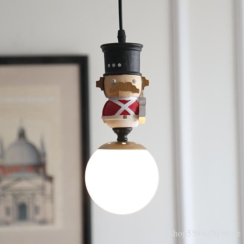Soldiers Pendant Lighting For Kids Room - ZENDUCE - 1 Head / Warm White