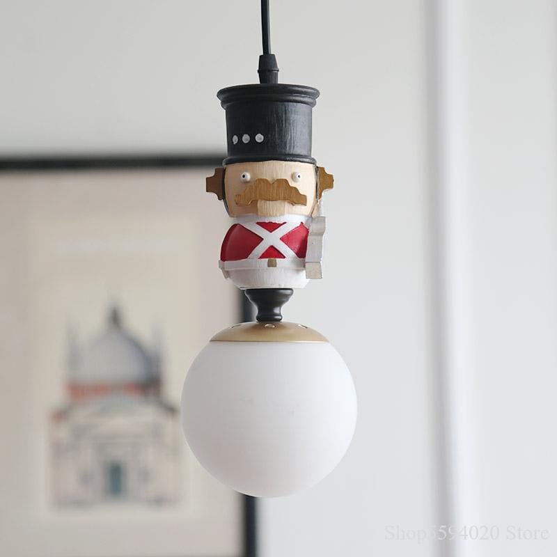 Soldiers Pendant Lighting For Kids Room - ZENDUCE - 1 Head / Warm White