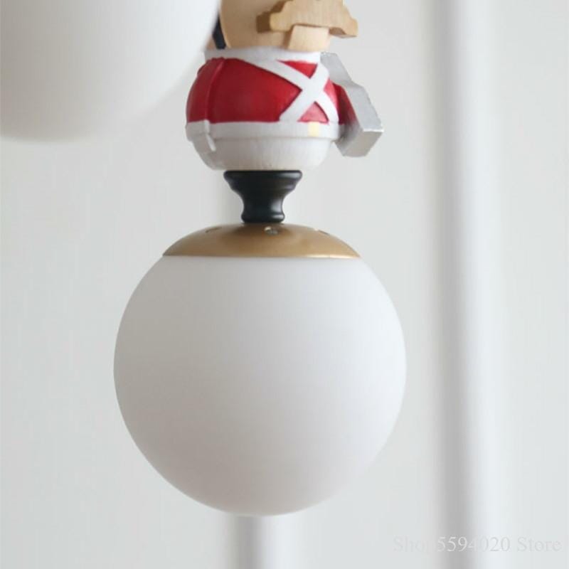 Soldiers Pendant Lighting For Kids Room - ZENDUCE - 1 Head / Warm White