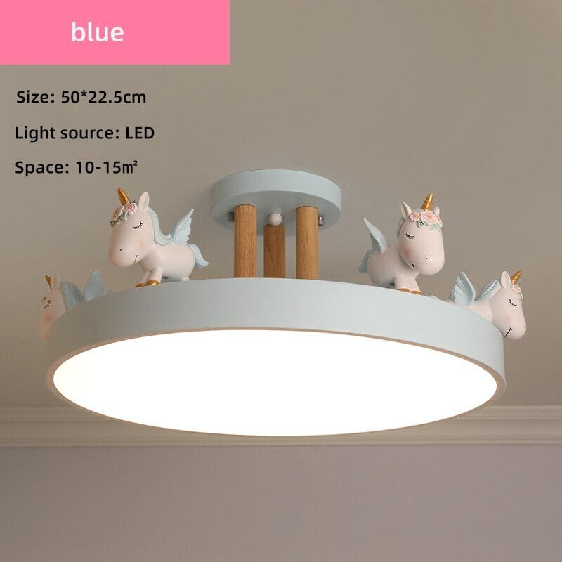 UnicornLED Ceiling Lights Lanterns for Kids Room - ZENDUCE - Blue 50cm / Warm White
