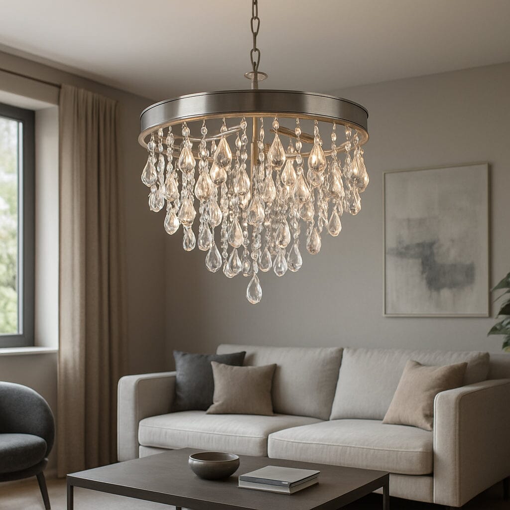 How to Choose, Install, and Care for a Crystal Raindrop Chandelier