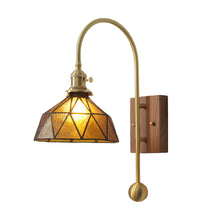 ARLETTE - Amber cone glass wall sconce product view