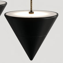 CONIA - Close view of the black cone and its LED light source