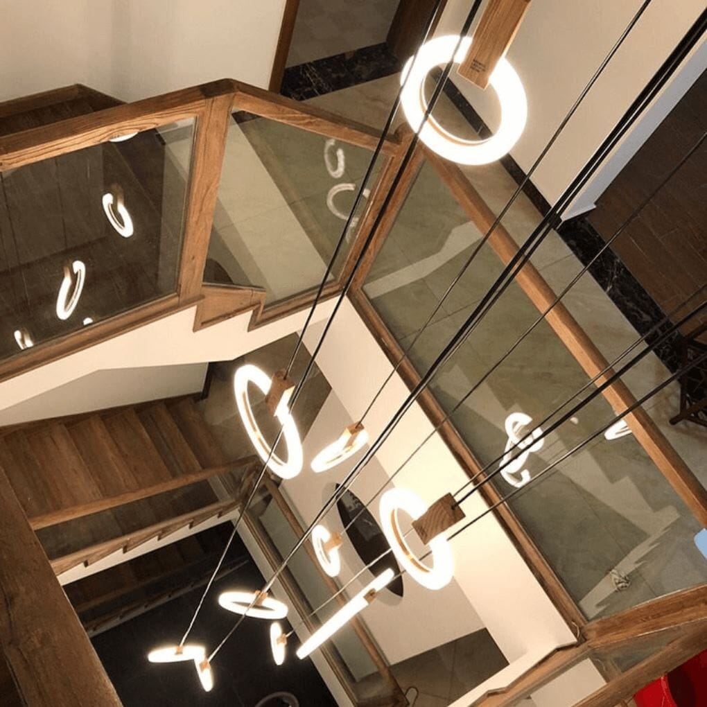 Ring Pendant Lights | Halo Rings Chandelier | ZENDUCE