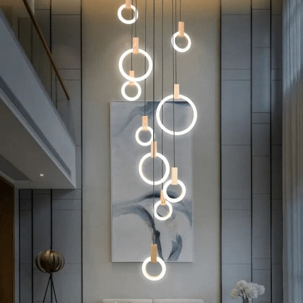 Ring Pendant Lights | Halo Rings Chandelier | ZENDUCE