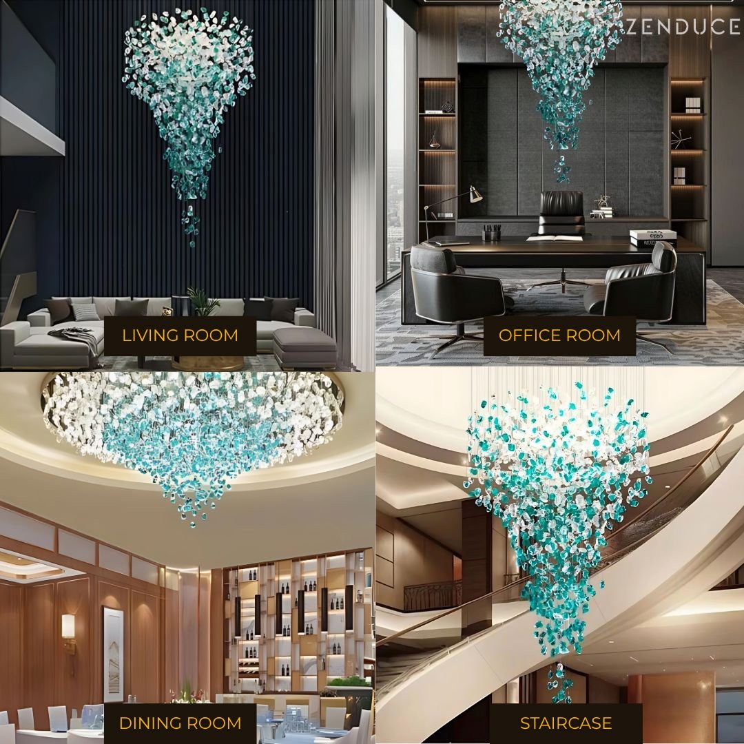 Arctic Centerpiece Loft Crystal Chandelier | ZENDUCE | ZENDUCE