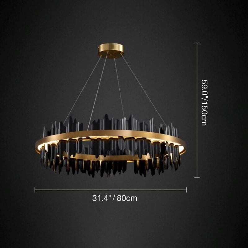 Modern LED Strips Chandelier - Cryptic
