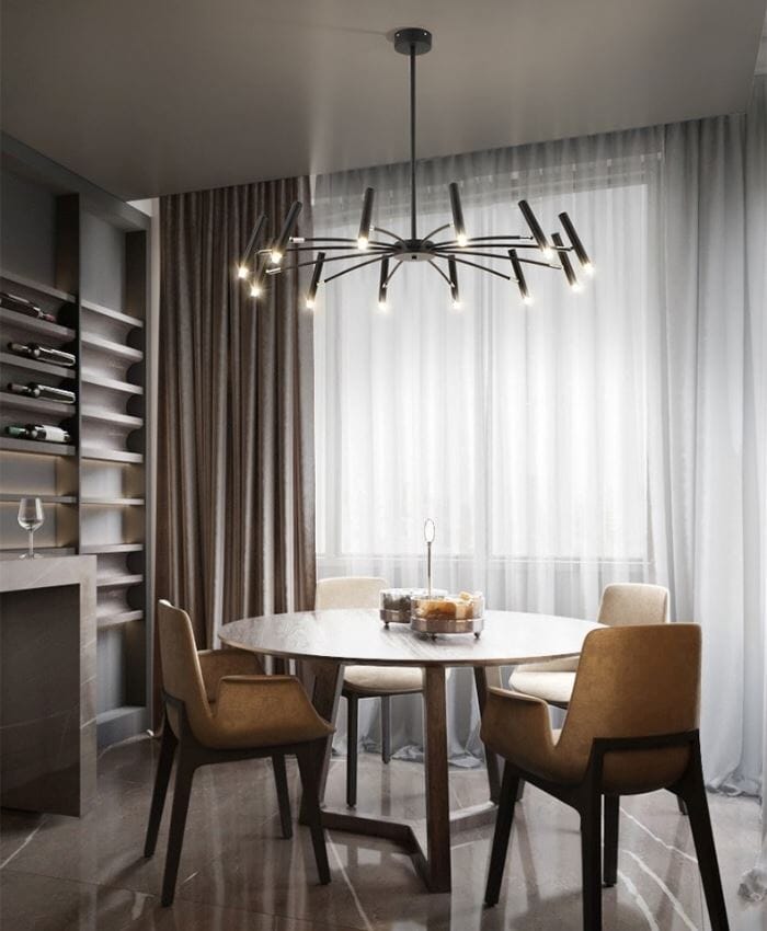 Nordic LED Chandelier - Bloom - Interior Elegance