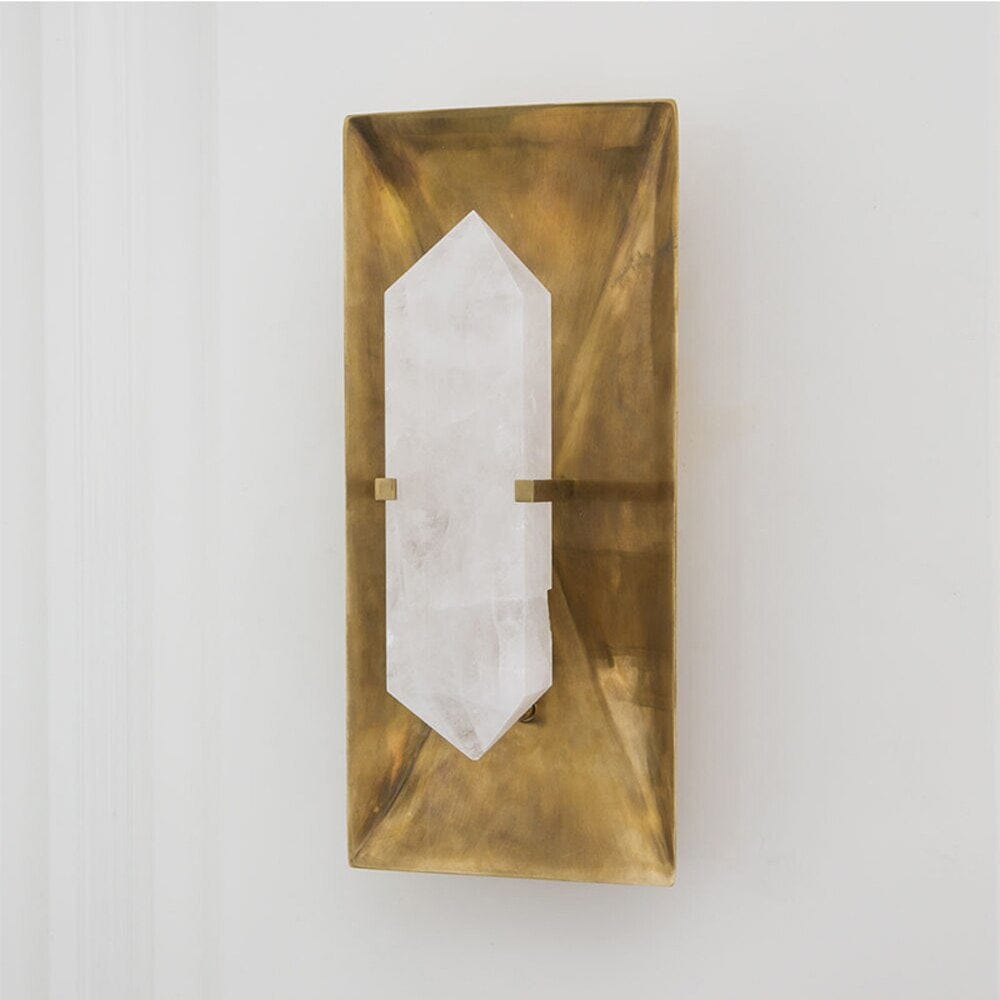 Natural Marble & Copper Wall Sconce (OPEN BOX)