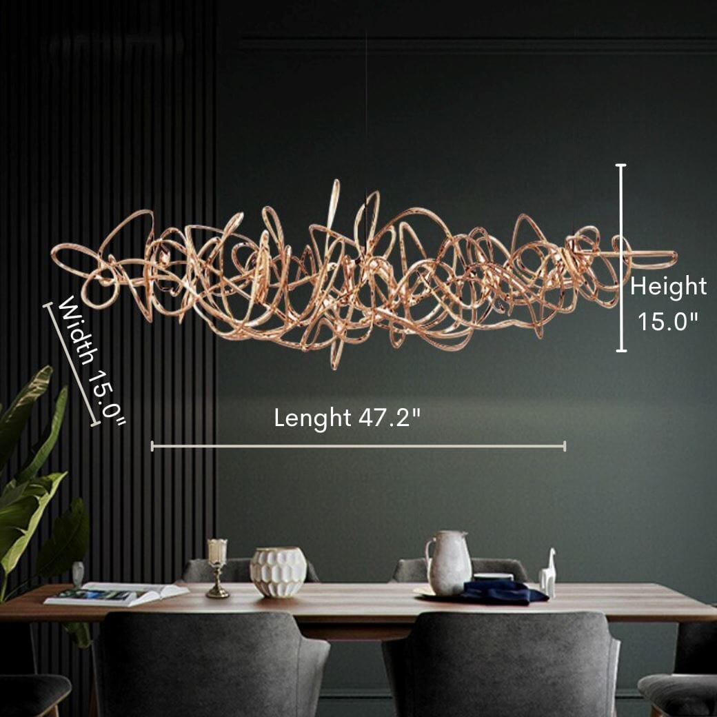 Ball of Yarn LED Chandelier - ZENDUCE - Post Modern Design