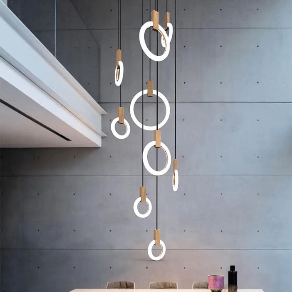 Ring Pendant Lights | Halo Rings Chandelier | ZENDUCE