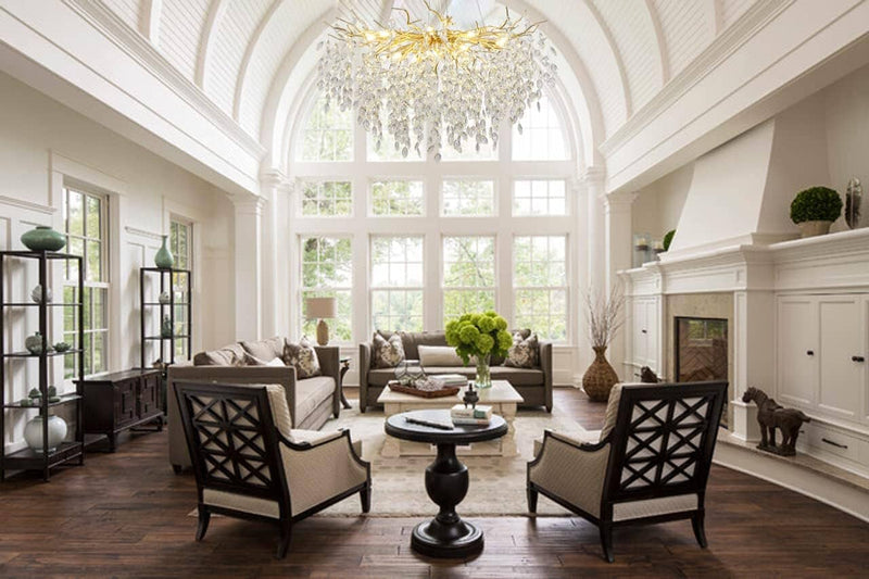 Illuminate Your Ambiance with Luxury Golden Branch Chandelier