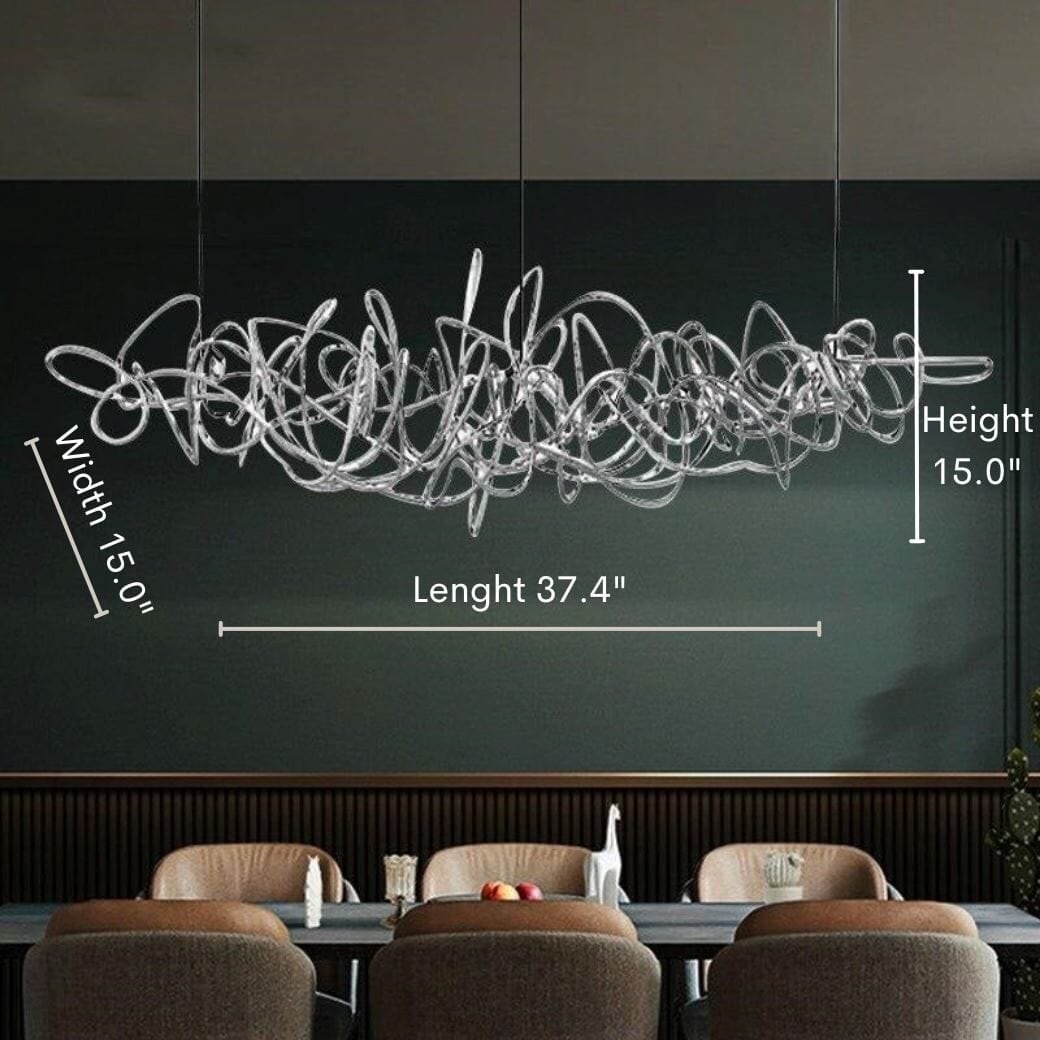 Ball of Yarn LED Chandelier - ZENDUCE - Exquisite Lighting