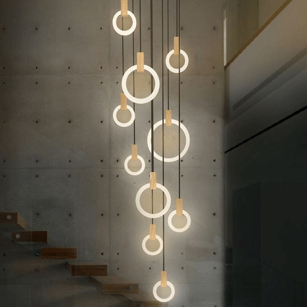 Ring Pendant Lights | Halo Rings Chandelier | ZENDUCE