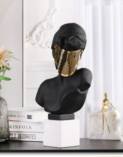 Resin Portrait Sculpture | Minimalist Portrait Sculpture | ZENDUCE
