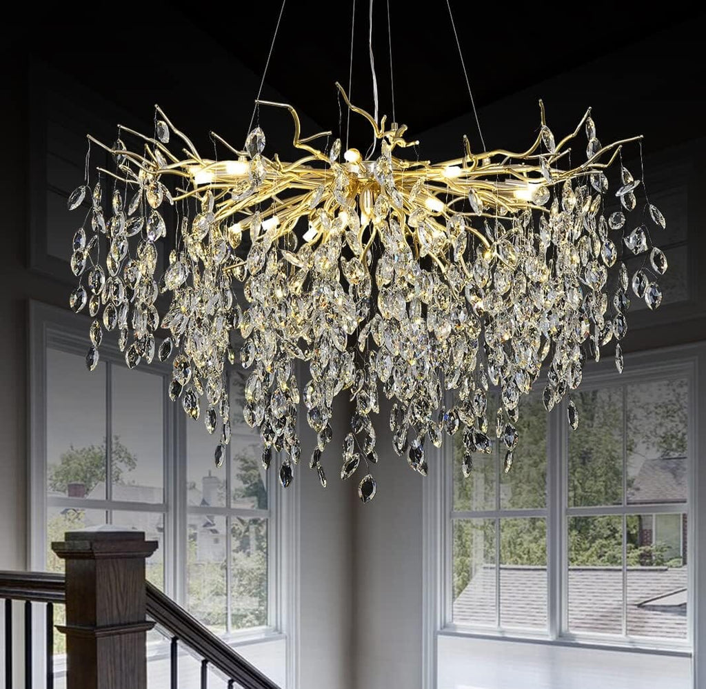 Nordic Crystal Chandelier - Tillow - Illuminate Your Home
