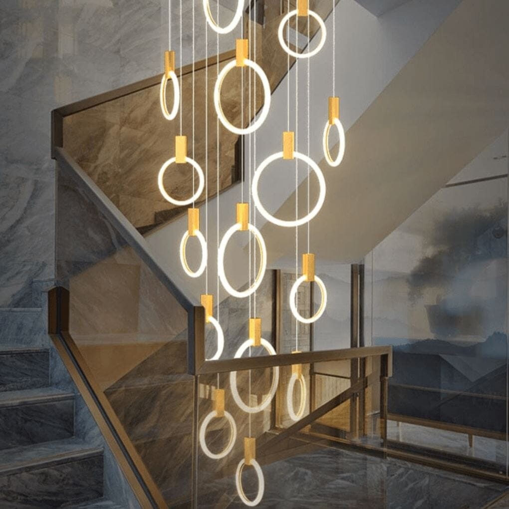 Dimmable LED Chandelier - ZENDUCE - Halo Collection