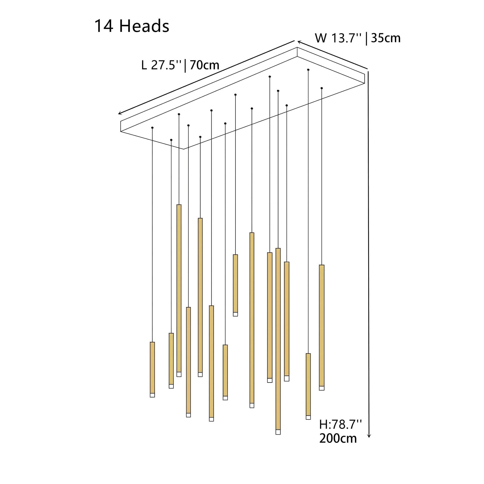 A-TUBE NANO - ZENDUCE - Rectangle / Brass / 14 Tubes