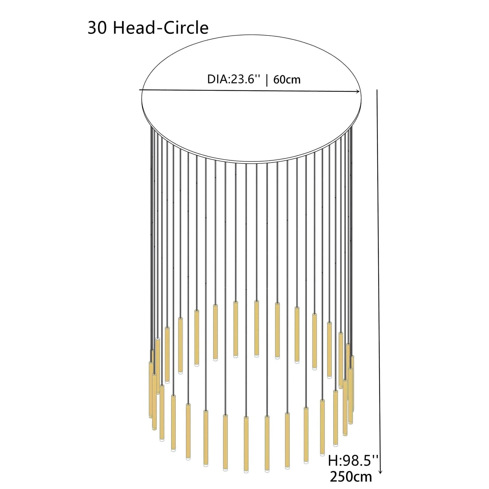 A-TUBE NANO - ZENDUCE - Round / Brass / 30 Tubes