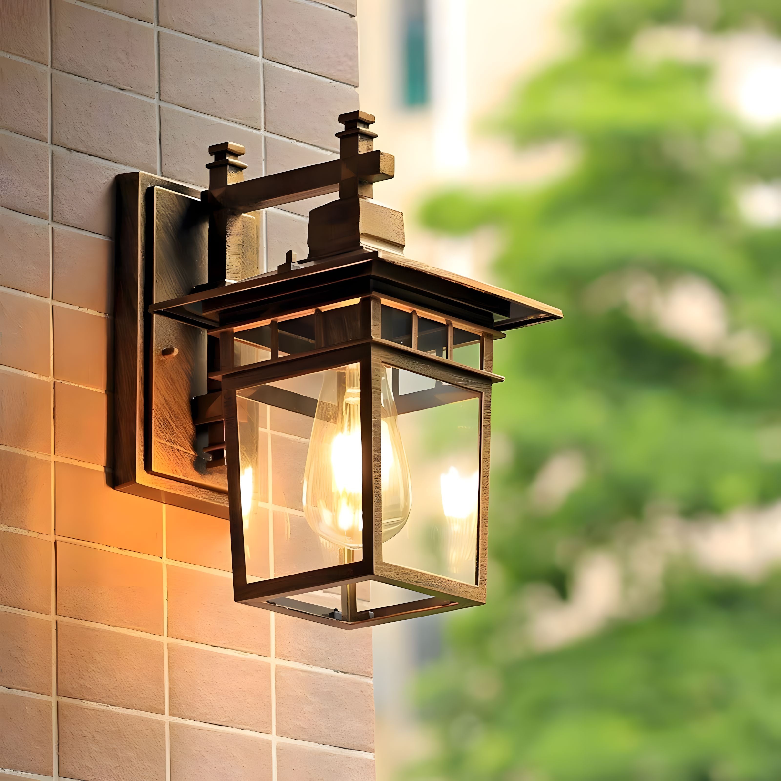 ABIGAIL (Open Box)-Retro Outdoor Wall Lamp-ZENDUCE